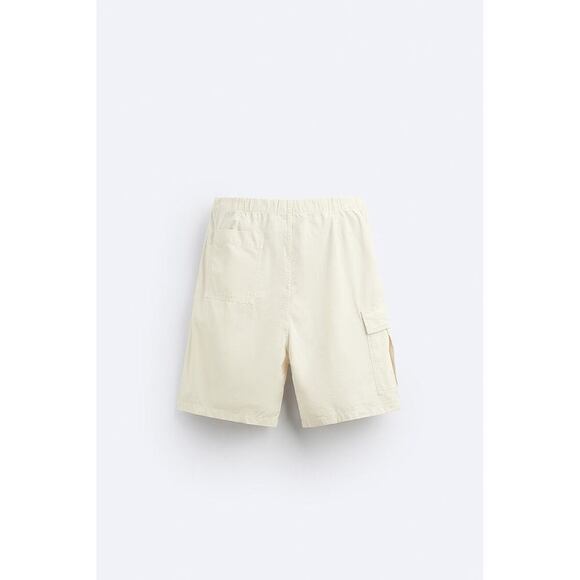 COTTON CARGO SHORTS - Picture 4 of 6